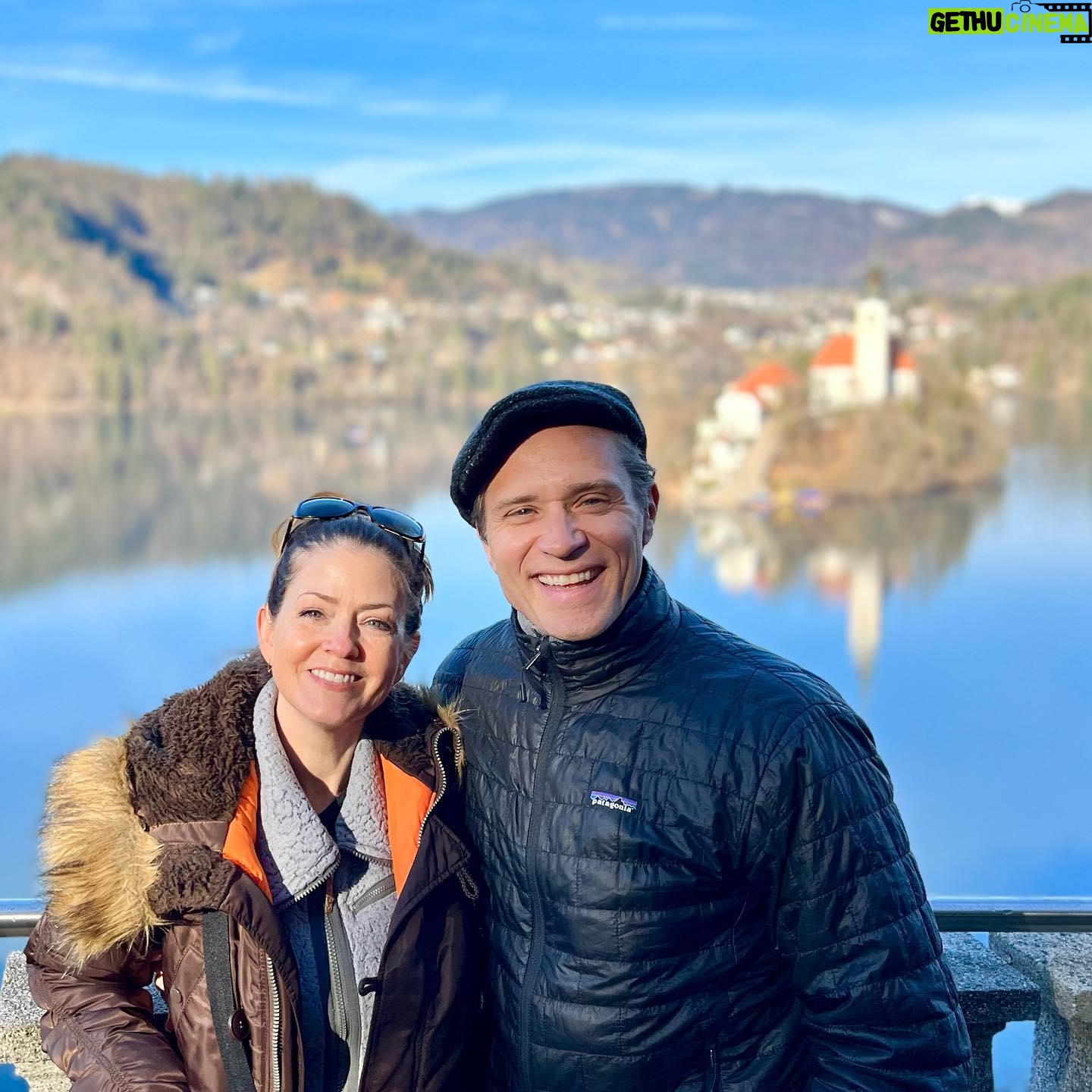 Juliana Dever - 1.3K Likes - Ugh. We all have the one friend that looks amazing no matter what time of day or season it is.
.
Lake Freaking Bled, you gorgeous piece of nature. How are you always perfect?
.
Hubs and I are having some winter fun in Slovenia with my favorite Tina and her family. Can you believe this is Seamus’s first time here?!?
.
Also, the last picture of Špik mountain was taken as I stepped out of a restaurant at about 6pm. The moon was already full and illuminating the peaks. This is nightmode on my phone, handheld. I’m totally shocked at how crisp it is 🤯
.
#ifeelslovenia #wintertravel #visitslovenia #lakebled #lakebledslovenia