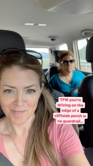 Juliana Dever Instagram - Who else has a fear of falling off mountain roads? 🙋🏻‍♀️
.
Another day, another adventure in Albania 🇦🇱.
.
#visitalbania #cleverdeverwherever #julianadever #mountainroad