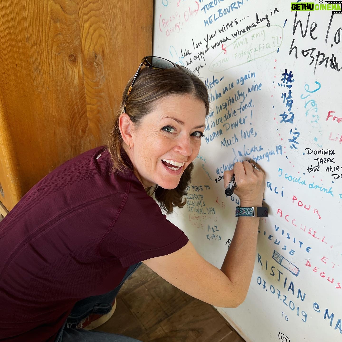 Juliana Dever - 455 Likes - āKitchen or wine cellar?ā A womanās place is inā¦
.
Wherever TF she chooses
.
Thatās the mural behind us that @oda.wines.keto had painted on her outdoor kitchen wall.
.
Professor, scholar, author, entrepreneur, mom, winemakerā¦Sheās a powerhouse.
.
We ā¤ļø Keto! Lunch at her place is always a treat.
Swipe through for delicious Georgian food porn.
.
#cleverdevergeorgia22 #julianadever #cleverdeveradventures #emotionsaregeorgia #besttourtogeorgia #sakartvelo