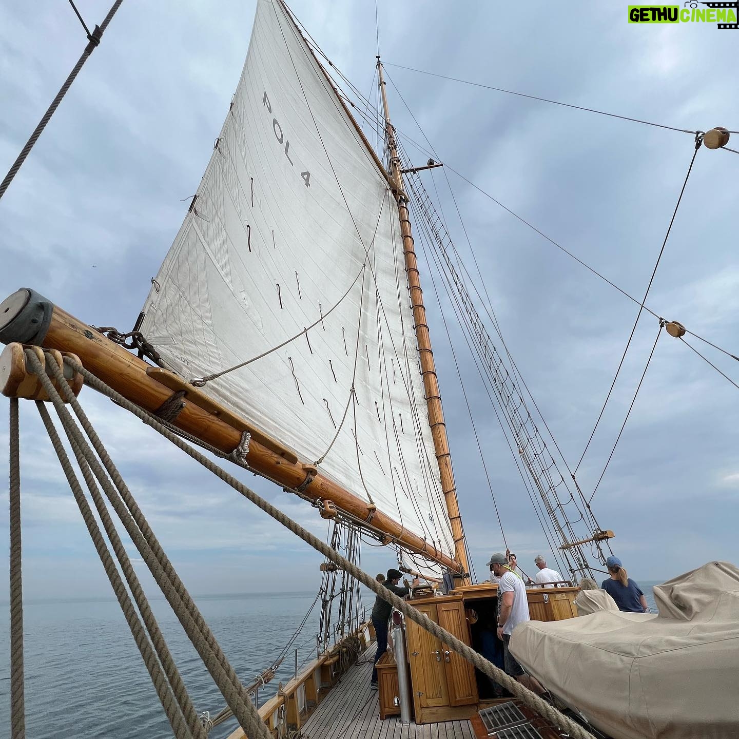 Juliana Dever - 814 Likes - We’re leaving Gdańsk by tall ship today!
.
We raised the sails and peacefully glided across the Baltic Bay to the spit of Hel. Couldn’t have asked for a better day on the sea.
.
Have you ever sailed on a tall ship? This was my first time!
.
#cleverdeverpoland22 #visitgdansk #besttourtopoland #visitpoland
