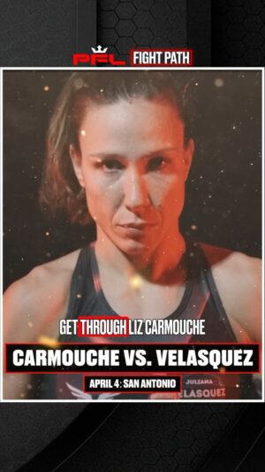 Juliana Velasquez Instagram - @juvelasquez | PFL Fight Path

Former @bellatormma Women’s Flyweight Champion makes her first walk to the PFL SmartCage with redemption on her mind against old foe Liz Carmouche 

[ #PFLRegularSeason |Thursday , April 4th |10PM ET | 🎟️in bio]