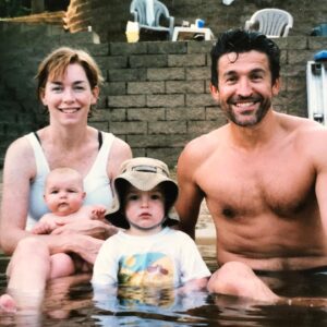 Julianne Nicholson Instagram - Everything is more fun with you  @jonathan.is.cake  Happy Father’s Day. X