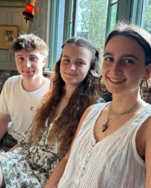 Julie Graham Instagram - Glorious day celebrating our wee Jeanie’s 18th. You deserve it all angel. So loved! Such a star. I really felt @claracatcat in the room. @john.c.marquez you have done a wonderful job. ❤️ What joy. @jeanieemmm @elsie.c.marquez ❤️ @michaelharwood68 @daviebroon55 family and pals 👑🥂💥❤️