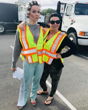Julie Graham Instagram - Happy happy birthday to la grande dame @rachael.stirling.77 (locked out of her instagram @instagram ?) no way to treat a dame! She’s the best of humans. Pals for hundreds of years 👑❤️‍🔥💋✨💥☀️❤️🥂🥰🍸 love you 🤍