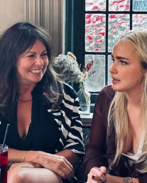 Julie Graham Instagram - Glorious day celebrating our wee Jeanie’s 18th. You deserve it all angel. So loved! Such a star. I really felt @claracatcat in the room. @john.c.marquez you have done a wonderful job. ❤️ What joy. @jeanieemmm @elsie.c.marquez ❤️ @michaelharwood68 @daviebroon55 family and pals 👑🥂💥❤️