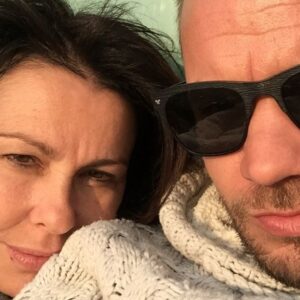 Julie Graham Instagram - 9 years 🤍 so much loving, adventure, nesting, falling out and falling in again. Wouldn’t change a minute of it. I love you @croketdavy 🤍