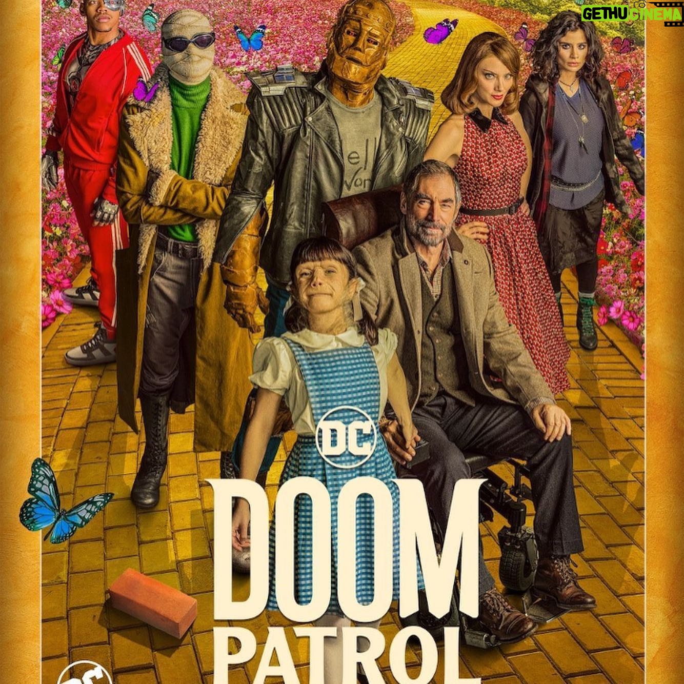 Julie McNiven - 0.9K Likes - Letās get weird! @dcdoompatrol season 2 premieres today on @hbomax !!! #doompatrol *Butterly poster by @_doaly