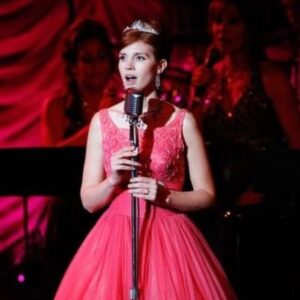 Julie McNiven Instagram - This popped up on my FB memories today.  It’s one my favorite memories about working on Mad Men. The chance to sing on stage at the MGM Grand in Vegas was a thrill! I’d love to one day do a reunion show of this Mad Men Revue! #madmen