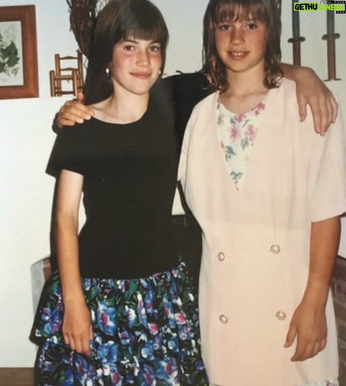 Julie McNiven - 1K Likes - Happy birthday to my BFF @kategagnonosborn ...no matter what (atrocities) I wore, you always stood by my side. I love you! ā¤ļøš