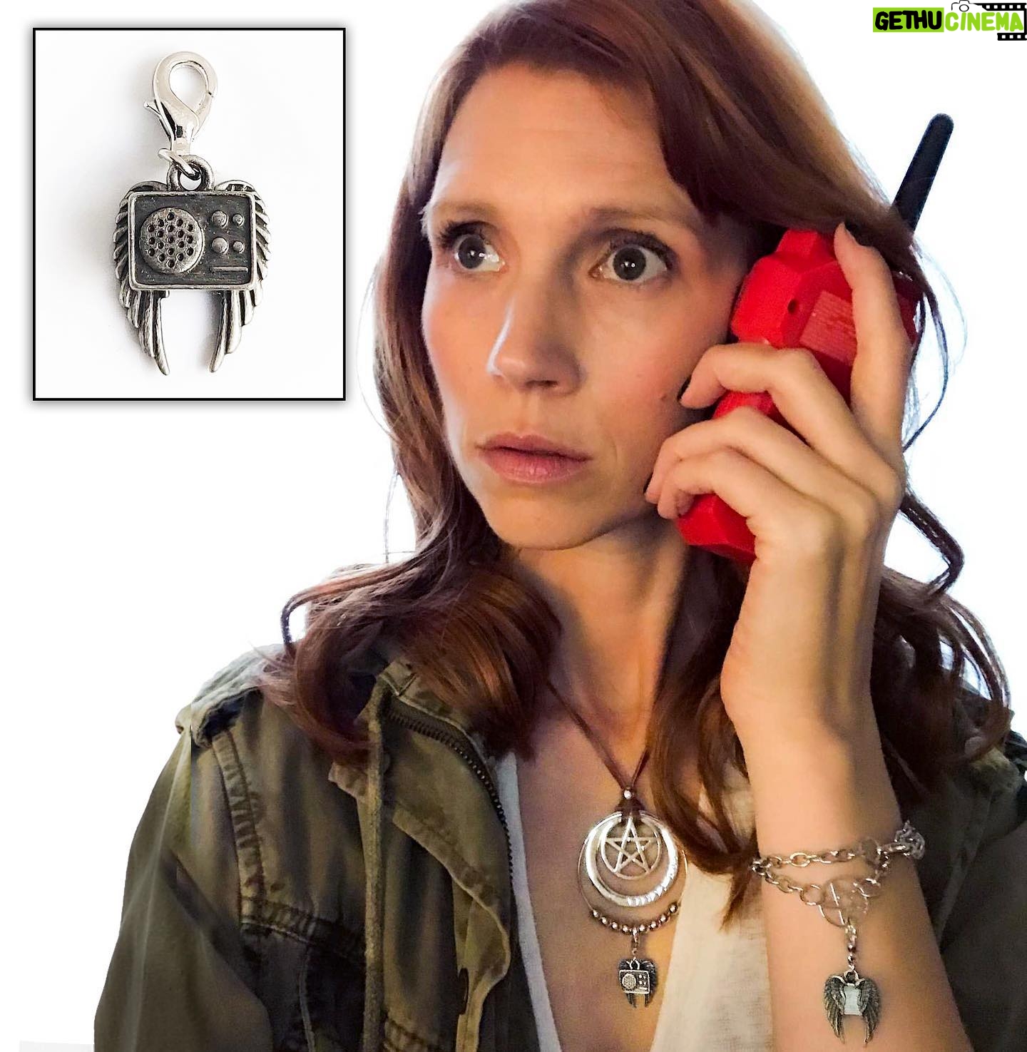 Julie McNiven - 1.6K Likes - If it seems like I'm talking to myself, don't worry—I'm just tuned in to #AngelRadio. Check out my super cute new charms! They benefit an amazing cause: @kif1a , an organization that's helping to find a cure for a rare neurological disorder known as KIF1A. shopstands.com link in my insta bio! ❤️