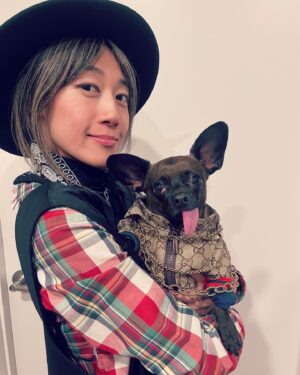 Julie Zhan Instagram - Reverse cowgirl, missionary, and doggy style. Happy Halloween 🎃