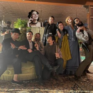 Julie Zhan Instagram - Time traveling from the 1970s to the 1880s! 

@iamlawrencekao is my dear buddy pal that I’ve had the honor of working with for over a decade now—from sketches to shorts to music videos.. and soon to be a film ;) It was a friggin dream to get to reunite on such an epic show. This dude is one of the most talented actors of our time. You just wait, he’s just getting started..

Now, the @thecwwalkerindependence family is hands down the best and most collaborative TV cast and crew I’ve ever had the pleasure of working with. Everyone is equal parts kind, funny, friendly, talented, AND ridiculously gorgeous. Thank you for welcoming me from the moment I stepped into that Zoom chemistry read ❤️

@choksey2 was my director back on @theresidentonfox and we got to reunite on this amazing show too! Thank you for going above and beyond in your brilliant direction 🙌🏾

And standing ovation to #seamuskevinfahey @awfricke @ellehtee @tengstagram.. all the EPs and producers   my girl @grace_t_ding who wrote the episode, for creating a ground-breaking series with so many important voices. Never in a million years did I think I’d be telling a multi-dimensional Chinese story in a Western on network television 🙌🏾

And thank you @gvatalent @zerogravitymgmt @bpicss #angelaterry for the opportunity ❤️

And @mark_poletti for taping with me on this and 90% of all my auditions 🤣❤️