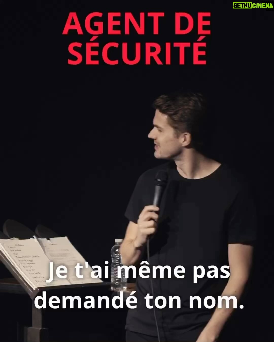 Julien Lacroix - 5.8K Likes - En espérant que c’est la dernière fois que j’engage un agent de sécurité pour un spectacle. Merci encore à tout ceux qui m’ont écrit depuis vendredi, ça me touche beaucoup 🙏