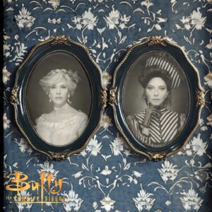 Juliet Landau Instagram - Drusilla’s diary 1908: “Grandmum and I had family tintype portraits taken! Miss Edith is sulky but she was naughty so she wasn’t invited…”
Official Disney-licensed Buffy Beauty Line! It’s about Time! @juliet_landau & @juliebenzmft @vampyrecosmetics 

Pre-order link /sent worldwide: https://lnkd.in/gEJFi-Fp

Come to Hellmouth Con to get signed copies: https://lnkd.in/gVBEaeDT