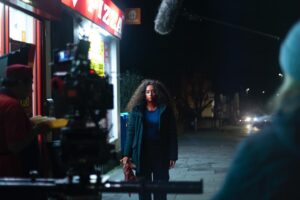 Juliette Motamed Instagram - i had the absolute pleasure of ripping the patriarchy a new asshole (not hyperbole) for @bbcthree new series of comedy shorts 🐺🩸 

directed by the inimitable talent that is @rahhh.shida with whom i would work on a 1000 films if I had the chanz 🫂

it’s available to watch now on BBC iPlayer or on your TV on june 21st at 9.50pm 🌕🌛

written by anna brook-mitchell & angela nesi

CAST:
@azadi.mp3
@seraphinabeh
@jeff.mirza 
@edmacarthur 

DP @jaimeackroyd
1ST ASSISTANT CAMERA Robbie Cairns
2ND ASSISTANT CAMERA Esther Edusi
DIT Oliver Hadlow-Martin
GRIP Gareth Robinson
CAMERA TRAINEE @scarlettmcnulty

PRODUCTION COORDINATOR Hannah Harley
PRODUCTION SECRETARY Nick Bechman
PRODUCTION RUNNERS Reece Pike, Lulu Welford-Carroll
2ND ASSISTANT DIRECTOR Rosie Brown
3RD ASSISTANT DIRECTOR Ahmed Amare

PRODUCTION DESIGNER Jonathan Wingrove PROP MASTER Marc Everett
STANDBY ART DIRECTOR Gideon Palmer
STANDBY PROPS Aston Jai
GRAPHIC DESIGNER Joe Lynch

COSTUME DESIGNER Kathryn Poon
COSTUME SUPERVISOR Cristina Benlloch
COSTUME STANDBY Adam Baldwin

MAKE-UP DESIGNER Chloe Edwards
MAKE-UP ARTISTS Jane Emily-Arnold, Rhian Webster

SOUND RECORDIST Jeremy Brown
BOOM OPERATOR Garie Kan

UNIT PHOTOGRAPHER Ikram Ahmed
SCRIPT SUPERVISOR Diana Aden

COMPOSERS Benji Merrison   Will Slater

CASTING DIRECTOR Aisha Bywaters

STUNT PERFORMER Michael Byrch
STUNT COORDINATOR James Grogan

GAFFER Gordon Goodwin
ELECTRICIANS Dragos Czinjepolschi, Marton Gosztonyi

EDITORS Chris Watson, Robbie Morrison, Hettie Griffiths

HALO POST PRODUCER Marie Valentino
DUBBING EDITOR Tashar Manek
ONLINE EDITOR Ronnie Newman
COLOURIST Paul Koren
VFX Automatik
TITLES Peter Anderson Studios

COMMISSIONING EDITOR for BBC Emma Lawson
ASSISTANT COMMISSIONER for BBC Emma Barnard

LOCATION MANAGER Mandy Edwards

PRODUCTION EXECUTIVE Rachel Alabaster
PRODUCED BY John Pocock