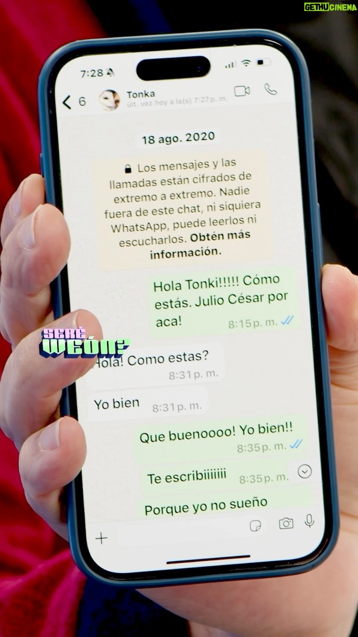 Julio César Rodríguez - 2.4K Likes - Mi sueño con Tonka del 18 de agosto del 2020 cuando me encomendaban salvarla de las garras de unos criminales!!! Le escribí, la llamé y le conté! Acá cuento por primera vez la historia y muestro el celular! Revisa el capítulo completo de Seré Weon en nuestro canal de YouTube @somosyuly ! Llega directo desde mis historias! 🩷