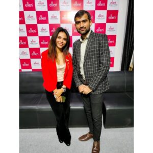 Junjaram Thory Instagram - With Celebrity Fashion Designer Kirti Rathore ( @officialkirtirathore ) During Talk Show at Allen College of Design
@ellencollegeofdesign 
.
#jaipur #ellencollegeofdesign #talkshow #jaipurdiaries #kirtirathore #fashiondesigner #junjaramthory #entrepreneur #meetandgreet