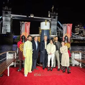 Justice Smith Instagram - then we went to london!! @dungeonsanddragonsmovie comes out march 31st!!