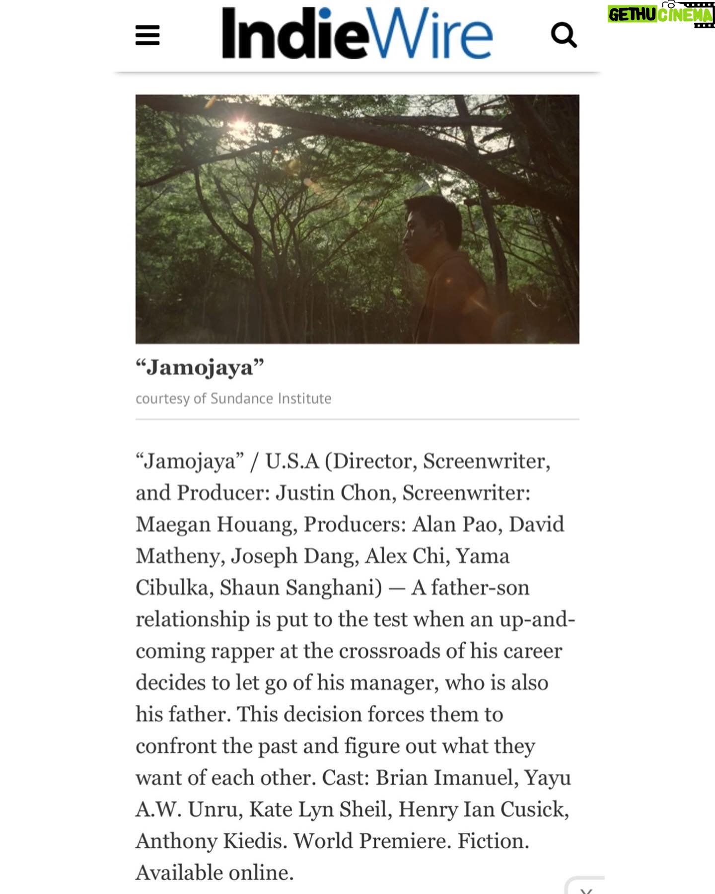 Justin Chon - 6.1K Likes - WE.ARE.IN.SUNDANCE.
Thrilled to announce JAMOJAYA is premiering at the 2023 #Sundance Film Festival both in-person and online! For info on tickets and how to attend @sundanceorg from January 19-29 visit: festival.sundance.org
#Sundance