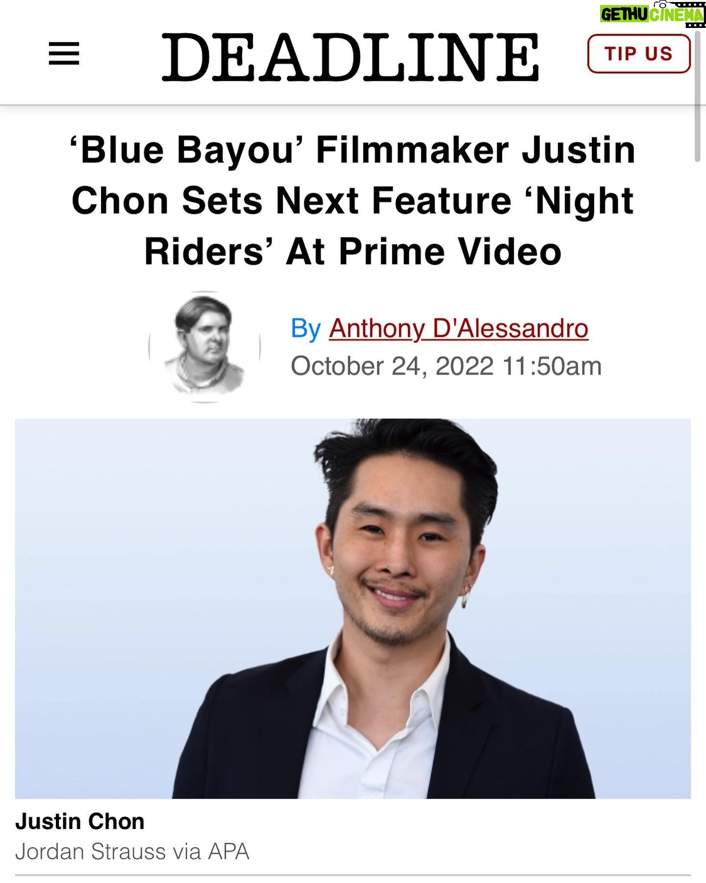 Justin Chon - 8.8K Likes - Super excited to work with @amazonprime and everyone over at #sister. I will bleed for this!!!