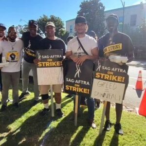 Justin Cornwell Instagram - The strike is OVER!!! It was a historic fight, and im proud of everyone I met on the line week in and week out. Blessed to make so many new friends out in the blistering heat and early mornings. and thank you to all those people who extended their time, energy, and love. Hollywood can feel like such an isolating place, but during this time, I felt more community and heart than I've felt in my entire career! Artist, I LOVE YOU! WE DID IT!

Instagram now allows you to add YOUR photos to my post so go ahead and drop in your strike pics!! LOVE YOU❤️