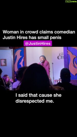 Justin Hires Instagram - A woman comedian heckled me during my set last night at @thecomedychateau . Comedy 101- don’t heckle a comedian, ESPECIALLY if you’re a comedian 🤦🏽‍♂️ haha 

#justinhires #standup #standupcomedy #heckler