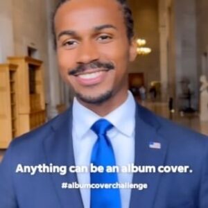 Justin J. Pearson Instagram - I miss my cornrows, Mane! 

GO VOTE! Our democracy and our country’s future is on the ballot! If you’re in Shelby County, early voting for the primary is happening now until July 27th 🗳️

#albumcoverchallenge #justin4justice #govote