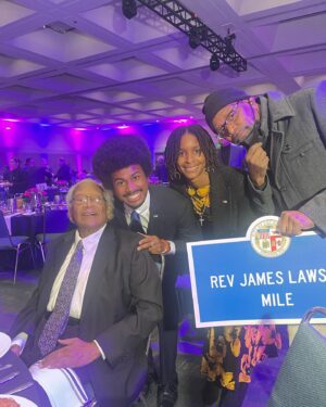 Justin J. Pearson Instagram - I bowed in humble submission and gratitude to a champion of civil rights, a torch bearer for justice, and a freedom fighter who stayed on the battlefield every single day. It was an honor of my life to have received the Torch from Rev. James Lawson at the LA Fed this year. Oceana and I were indeed star struck. My heart hurts that he has transitioned from this life to life eternal but my soul is thankful that we got a chance to tell him THANK YOU! He was one of God’s best servants and I pray that I can continue his legacy in Memphis. The same fiery passion he had during the civil rights movement was on full display when he spoke and presented our award. Rev. Lawson, I thank you and pray that you’ll watch over us in our great cloud of witnesses! I’m also praying a special blessing over your entire family. 

In Love and Service, 

Rep. Justin J. Pearson