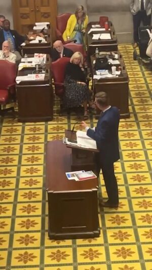 Justin J. Pearson Instagram - TN House Republicans just passed a bill to arm teachers.
