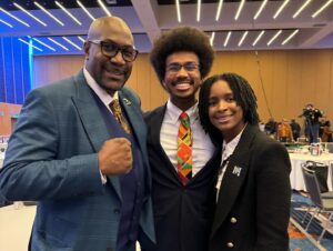 Justin J. Pearson Instagram - Words can’t begin to express the immense gratitude and appreciation we felt to meet the mothers of Mr. Eric Garner, Mr. Trayvon Martin, and the brother of Mr. George Floyd yesterday alongside Mr. Tyre Nichol’s parents—Mrs. RowVaughn Wells and Mr. Rodney Wells who have been advocated on behalf of their son and all Black people in Memphis and across the country. Thank you @NCRM for this convening to build the fight to eradicate violence against Black People with data and the truth of our narratives. These extraordinary families are the icons, leaders, and pillars of a movement to preserve Black lives. Thank you to @symonedsanders for visiting Memphis and leading sessions  at the convening. 

Oceana and I are completely humbled, appreciative. and honored. With immense gratitude and love, Rep. Pearson & Oceana