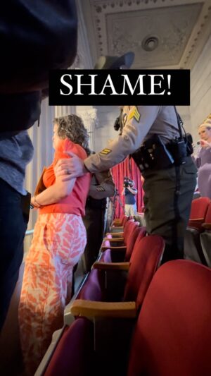 Justin J. Pearson Instagram - Disgusting! Sexton ordered the gallery to be cleared and our friend, who’s been advocating to keep guns out of our school, was ARRESTED for doing NOTHING!