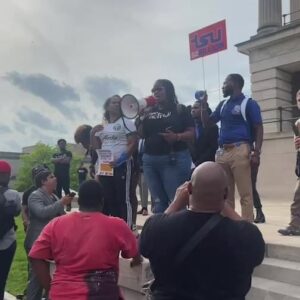 Justin J. Pearson Instagram - March for Justice happening at the Tennessee State Capitol! Republicans canceled our session because the voices of the righteous scare them.