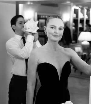 Justin Long Instagram - 1. After an unsuccessful audition to be @charlottetilbury’s newest hand model (they decided to just use a plastic mannequin which “looked more lifelike” than me), I was given the honor of…
2. Blowing the ceremonial @vanityfair conch to begin the festivities. 
3. I couldn’t stop creeping on @katebosworth 🤤😍
4. And I was so giddy that I got to keep  @charlottetilburyskincare after the talented @bridgetbragerhair applied some of it to my skin. 
5. We took some photos to practice because we realized we haven’t left the house in several months. 
6. We left the house! (Technically “Hotel room”… by the way, also huge thanks to @peninsulahotels) 
We had a blast. And we got to meet @theestallion! And hang with Bill Nighy!! And old friends @msmelanielynskey and @paulwdowns!! It was a fun night. Thanks for inviting us @vanityfair!!