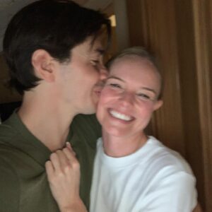 Justin Long Instagram - She is 40! 🥳💛🎂
She is also the best part of my day, everyday - even when we’re not together. She laughs with abandon. She makes me laugh the same - all the time. She sees beauty everywhere and in everyone. She thanks everyone - even when she’s suffering, she’s kind. She was grateful to the nurses while she was in true pain.  She is deeply compassionate and can’t hurt anyone but she can be a rascal. She loves to tease. She has the best softest lips I’ve ever kissed.  She loves beer and football more than I do (and I love beer and football). She is the strongest person I’ve ever known. She’s fiercely committed to the truth. She’s so fun to work with. She’s the most fun to do everything with.  She is genuinely curious about people and the world. She makes everything in my life better - all my favorite songs and movies, vacations and sunsets and Chinese food. 
She strives to be better but she’s the best person I know. She will do anything for her friends. She is so generous she makes my parents slightly uncomfortable around the holidays (she also makes the best cookies). She is the most beautiful human being I’ve ever seen. She is purely good. She will stand up to anyone who isn’t. She has true integrity and grit. She has, by far, my favorite smile. She is sitting next to me writing her own Instagram post that I know will be eloquent and funny and deeply honest - because she is all those things. She is going to write such a great inspiring book one day. She is my joy. She is my best friend. Happy Birthday HANSAAAY🎂🥳