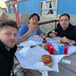 Justin Long Instagram - Soakin’ up the Texas sun in Marfa with m’ fellers
