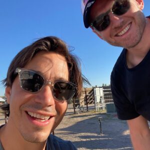 Justin Long Instagram - Soakin’ up the Texas sun in Marfa with m’ fellers