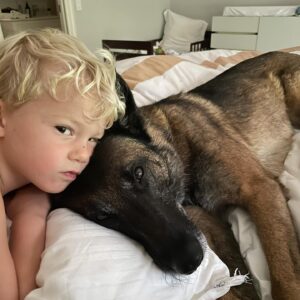 Justin Melnick Instagram - Happy birthday to my best friend, loyalist companion , go anywhere do anything fur baby.. I love you @ditathehairmissile and can’t wait to see what you pull off during the second half of your life…. #mansbestfriend #dogsofinstagram #bestfriends #sealteam #cbstv #belgianmalinois