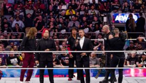 Justin Roberts Instagram - I love announcing @aew @njpw1972 @njpw_global Forbidden Door so much. In addition, I love hearing @tak_rock2034 announce. The cherry on top, I love when THE FANS announce. 
I ❤️ NY

#AEWForbiddenDoor was a lineup of stars from all over the world displaying their unbelievable talents 👏🏻. WHAT A SHOW!!! Catch the replay @fitetv , you truly don’t want to miss it. Can’t wait to come back to NY September 25th for Grand Slam at Arthur Ashe stadium. 

Now..Ready to head home to Chicago for Dynamite THIS Wednesday! Get that @giordanospizza warmed up..