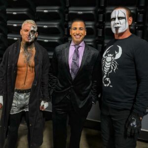 Justin Roberts Instagram - I don’t know how many times I introduced this Stinger toy to the ring, but knew that my career couldn’t be complete until I was able to introduce THE @stinger just once. 

While I missed him by a couple of weeks on my way out of wrestling, I jumped on the opportunity two years later to work an independent show with him so I could do just that. Meeting Sting and being able to accomplish that, was the icing on the cake of my career that I needed. 

I never expected what @aew has brought to all of us who work in and watch pro wrestling. We have been able to see Sting take an already, absolutely SPECTACULAR career and add yet 3 more years of unbelievable moments.  So many of us who were just excited to see Sting the performer, got to know Sting the person. And if we thought the wrestler was on another level, I wish all of you could know the human being. 

Sting, thank you for EVERYTHING you’ve done in your illustrious career. From the first time I saw you on tv to the first time I was able to see you live at Spring Stampede and every moment in the ring since the early 90’s through this past Wednesday night. And THANK YOU for being the person you are without the paint. I appreciate all of your time and heart that you shared with me from catering to the car to the airports and planes. You and your career are one of a kind, thank you for being you.

It’ll be bittersweet, but I cannot wait to see you do your thing one last time tomorrow night in Greensboro at #AEWRevolution! #🔑4L