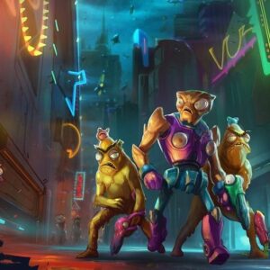 Justin Roiland Instagram - The incredible @squanchgames team has been hard at work on this game for 3  years. Maybe 4  years? I am humbled and grateful for this amazing team who love making this imaginative stuff as much as I do. — 

Earth is discovered and wouldn’t you know humans happen to be the strongest drug in the cosmos. You have to stop the alien drug cartel with the help of the Gatlians, a race of living guns. The guns are your companions and weapons. Think dragon age companions. They push the story, and each have extremely different personalities. The guns are how you interact with NPCs, but also upgrade and kick ass in battle. I always said I want to make the kind of games I wish I could play. This is definitely one of those. Action/ story ratio is perfect. We have some absolutely incredible actors in this game as well. More on that later. So  much awesome stuff in this game. Can’t wait to share more. #highonlifegame #squanch #xbox #xboxgamepass