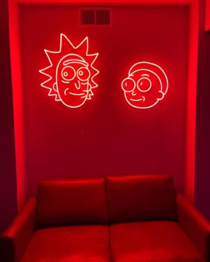 Justin Roiland Instagram - These neon signs are fucking awesome!