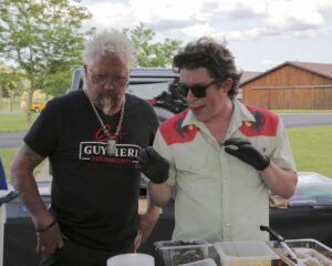 Justin Warner Instagram - TONIGHT on #GuysRoadTrip I put @bokujoramen in the back of my Jeep and head for the hills to feed @guyfieri and his posse.  @foodnetwork