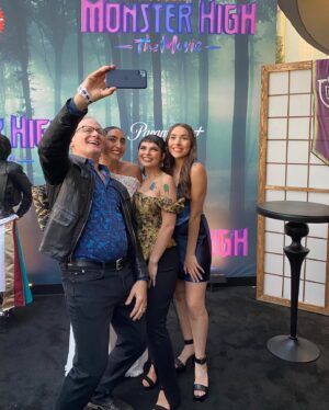 Jy Prishkulnik Instagram - Still screaming from this surreal evening at Paramount Studios with all my beast ghouls🪲💛 

Are you ready for Monster High: The Movie? It’s coming out of the dark in only 2 days☠️💗

PC: @peachhillmedia 

Now for some monster shoutouts: 

Thank you to the most incredible talent team for making my monster dreams come true @symingtontalentmanagement @throughthelooking.glass @characterstalentagency @cesdtalent @pedro_tapia___ @agentmelissabb 

Thank you to the wonderful  @sherylevine for giving this little girl a chance💜 

Thank you to the gruelest glam squad a mummy could wish for
Hair by @hairbaeraul 
Makeup by @makeup_by_jessicarobertson 
Custom corset by @aiko_kivamoto 

You made this vision come to life! 

Thank you for capturing these moments, carrying my Cleo bag, and for your loving care and support @iconicrickyy 

And always to my family for cheering me on from near and far💛🪲

#monsterhigh #monsterhighthemovie #paramountplus #cleodenile #beyourselfbeuniquebeamonster #newmovie #nickelodeon #moviepremiere #bts #mattelcreations #nickanimation