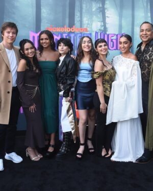 Jy Prishkulnik Instagram - Still screaming from this surreal evening at Paramount Studios with all my beast ghouls🪲💛 

Are you ready for Monster High: The Movie? It’s coming out of the dark in only 2 days☠️💗

PC: @peachhillmedia 

Now for some monster shoutouts: 

Thank you to the most incredible talent team for making my monster dreams come true @symingtontalentmanagement @throughthelooking.glass @characterstalentagency @cesdtalent @pedro_tapia___ @agentmelissabb 

Thank you to the wonderful  @sherylevine for giving this little girl a chance💜 

Thank you to the gruelest glam squad a mummy could wish for
Hair by @hairbaeraul 
Makeup by @makeup_by_jessicarobertson 
Custom corset by @aiko_kivamoto 

You made this vision come to life! 

Thank you for capturing these moments, carrying my Cleo bag, and for your loving care and support @iconicrickyy 

And always to my family for cheering me on from near and far💛🪲

#monsterhigh #monsterhighthemovie #paramountplus #cleodenile #beyourselfbeuniquebeamonster #newmovie #nickelodeon #moviepremiere #bts #mattelcreations #nickanimation