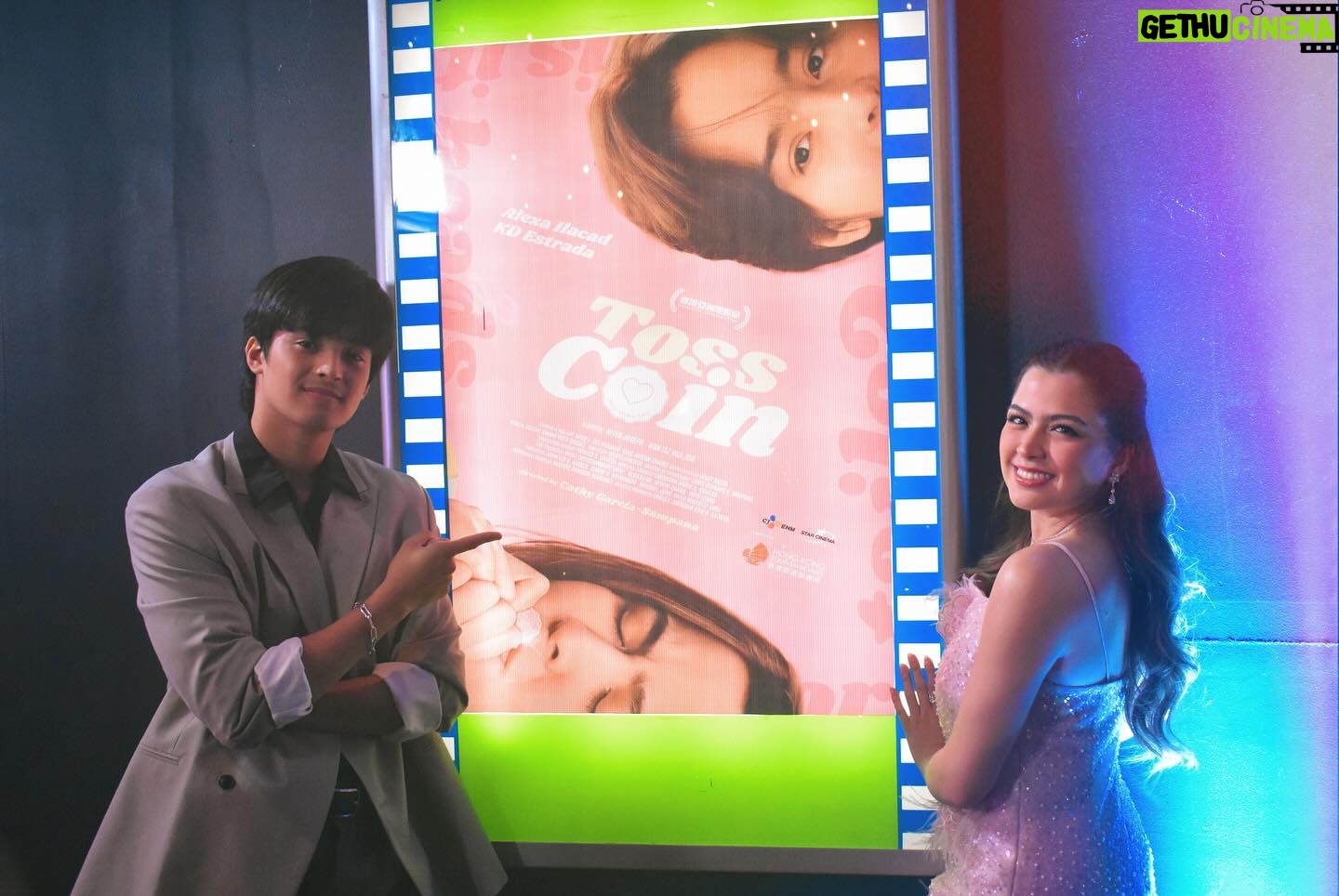 KD Estrada - 3 Likes - Somebody pinch me.. I must be dreaming 🥹💘
As someone who believes in fate & destiny, I truly believe that what is meant for you cannot be rushed, delayed, or taken away. I’m grateful for every opportunity being given to me & I won’t take anything for granted 🥰
Our special screening for our short film, #TossCoin, directed by Direk Cathy Garcia-Sampana was nothing short of amazing. 🪙🫰🏻 Thank you so much to everyone who made this possible: to the Hongkong Tourism board, @starcinema, @nicklentertainment, @starmagicphils, to our friends from the media, our loved ones, and to each and every one of our loving sweethearts and solid fans who come through for us every.single.time. Your love led us here. 🤗 It’s also available on @viuphilippines for you to stream so I hope you can check it out!
KD, I’m so proud of you 🤍
Photo credits to @cinemabravoph, @starcinema , @starmagicphils 📸