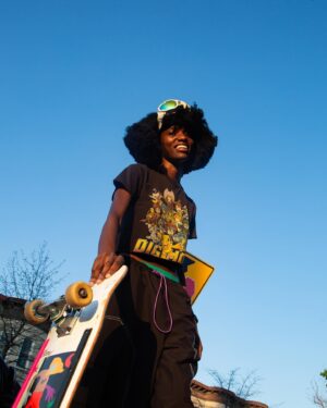 Kabrina Adams Instagram - Is the fit giving or 🤔🤔🤔

New Vlog skating & reviewing the @xgirlus drip dropping Saturday morning on YouTube 🗣️🔥✨

📷 by @son.kun 
Creative Direction by 🌙🧸