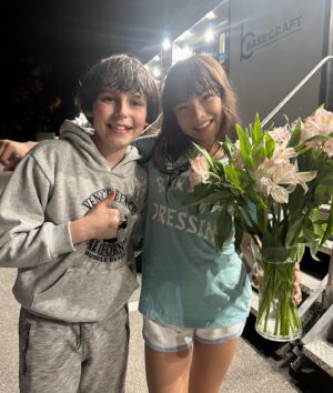 Kai Cech Instagram - Finally posting my Marshmallow dump…
Cosmic brownies, Sampson hugs, freeze dried candy, fireflies, Porgan, Kings Island, and LOTS of fake blood. It’s hard to pick just 10 memories from my first Summer Camp (horror movie 😉). I’m so grateful to have met you all! 🫶👻🎬