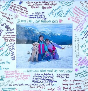 Kai Cech Instagram - Now that the strike is over, I can FINALLY share that American Girl: Corinne Tan The Movie is streaming on Amazon Prime! Thank you to those who found it and watched it these past couple of months and who sent us the sweetest messages. And for @americangirlbrand fans who haven’t seen it , it’s the perfect weekend family movie. 😜
This project will always hold a special place in my heart. I will never forget the fun I had filming and becoming Gwynny with my real life sister Miya! #corinnetan #gwynntan #flurry #americangirl #agdoty #agdoty2022
