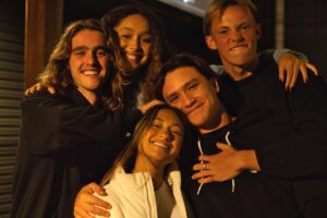 Kai Lewins Instagram - A massive thank you to the powerhouses @lillianabowrey and @alisabowrey for organising the unofficial premiere of Surviving Summer. 
Held at the @thomassurfboards factory, it was the first time I got to watch the show with others around. The energy of the groms (and their parents) in the crowd made me fully realise we’d created something truly special. 
Since release, the worldwide support for this show has been monumental. 

I am unbelievably blessed to be a part of it. 

Photography by @walkandseemedia 

With thanks to
The entire cast and crew of surviving summer

@joannamwerner