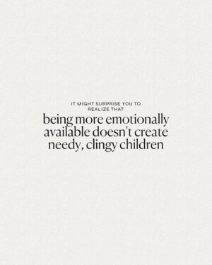 Kaitlyn Sapp Instagram - Most parents operating out of fear miss out on some obvious flaws in their approach— 

If you want confident, adaptable children who become confident, adaptable adults… the answer is not LESS connection and availability, it’s moreeee.

When our children feel safe, everyone has the opportunity to rest more & operate in a state of stress less.